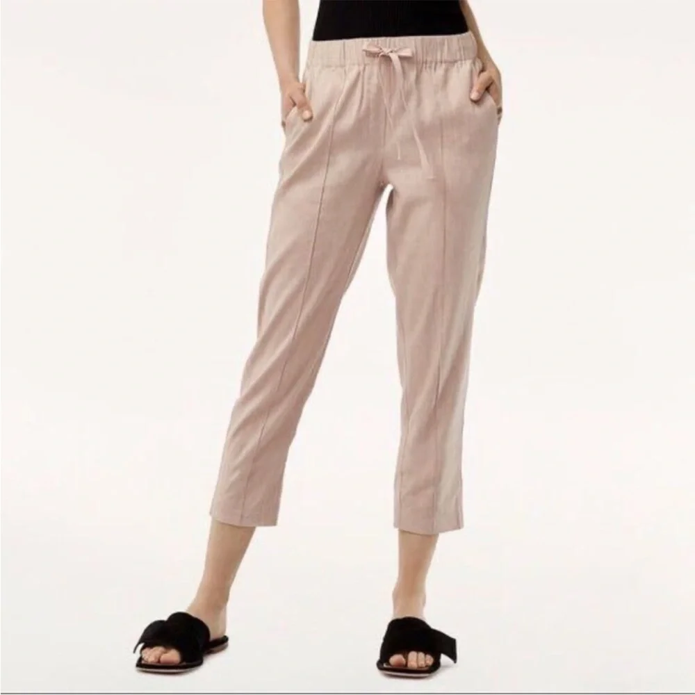 Aritzia Babaton‎ Linen Pants Cream Size XXS